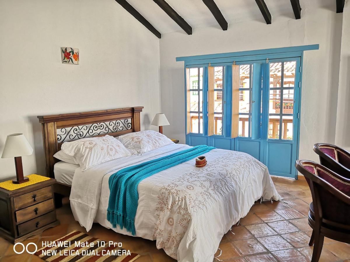 Vila Casa Azul Leyva Villa de Leyva Exteriér fotografie